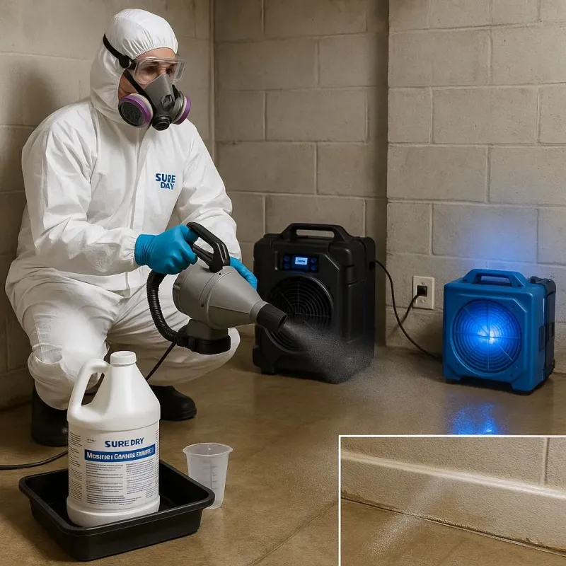 Sanitization and Odor Removal process in Orange, OH