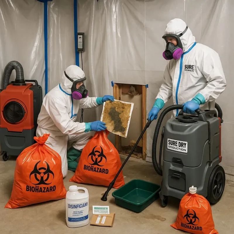 Contaminated Water Handling Protocols process in Orange, OH